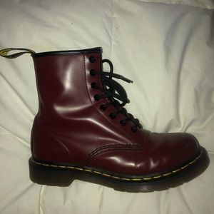 AUTHENTIC BURGUNDY DOC MARTENS